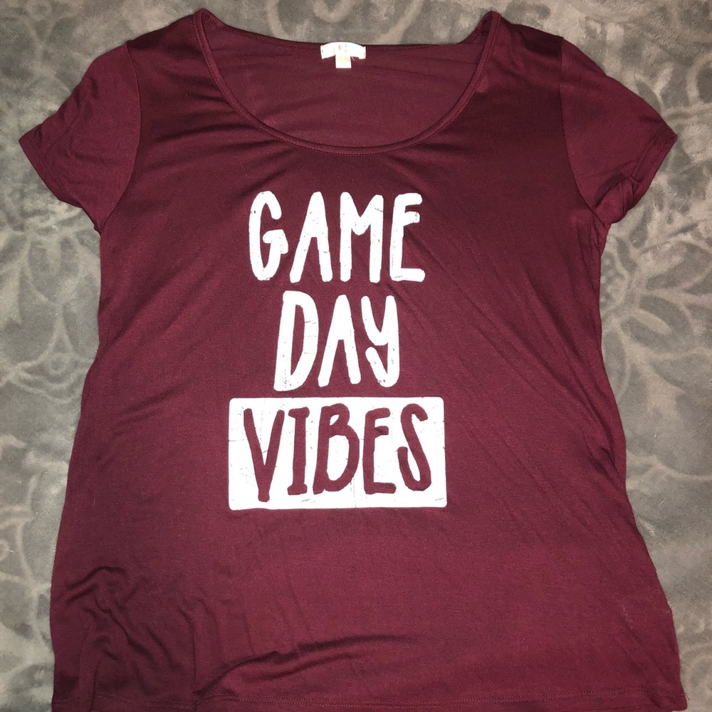 Maroon T-shirt